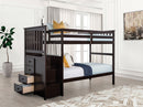 Furniture of America - ONTARIO Twin/Twin Bunk Bed (FM-BK102ES-T-BED)