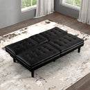 EIDSBERG Futon Sofa Bed w/ Drop Down Table