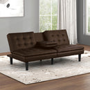 EIDSBERG Futon Sofa Bed w/ Drop Down Table