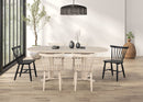 HINES Oval Dining Table with Leaf