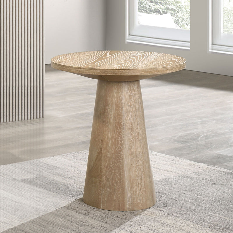 HALEWOOD End Table in Oak