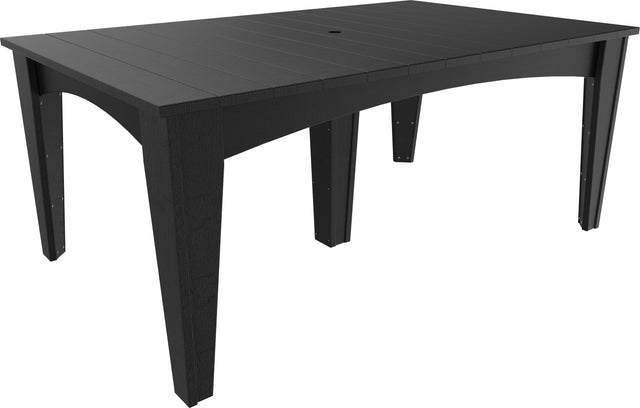 Island Rectangular Dining Table (44" x 72") by LuxCraft