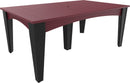 Island Rectangular Dining Table (44" x 72") by LuxCraft