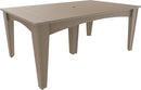Island Rectangular Dining Table (44" x 72") by LuxCraft