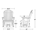 Heritage Single Swivel Glider Chair by Wildridge