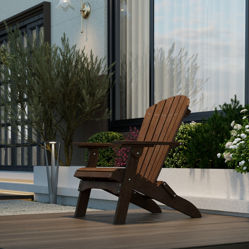 Heritage Folding Adirondack Chair in Two-Tone by Wildridge