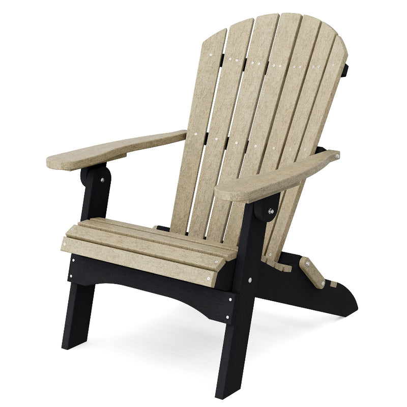 Heritage Folding Adirondack Chair in Two-Tone by Wildridge