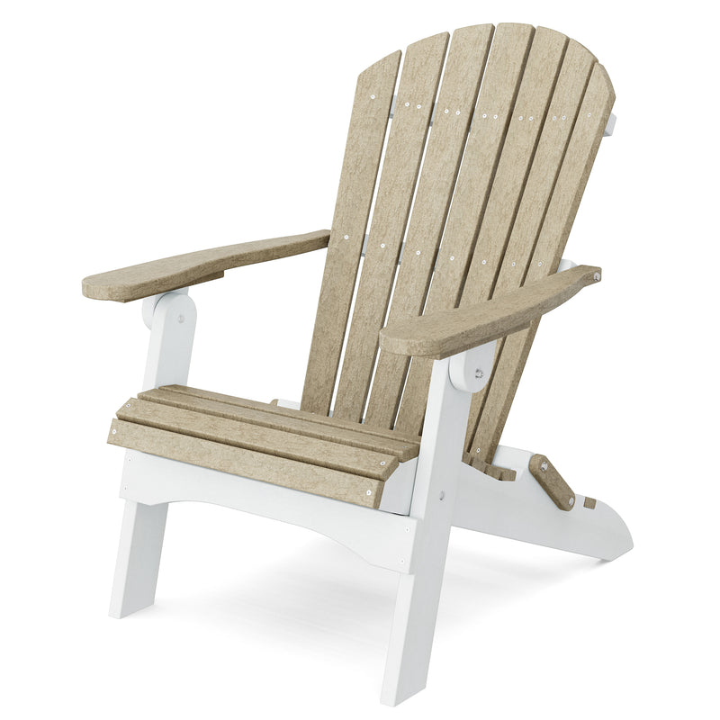 Heritage Folding Adirondack Chair in Two-Tone by Wildridge