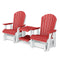 Heritage Double Rock-A-Tee Patio Glider Chairs by Wildridge
