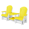 Heritage Double Rock-A-Tee Patio Glider Chairs by Wildridge