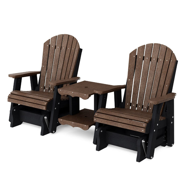 Heritage Double Rock-A-Tee Patio Glider Chairs by Wildridge