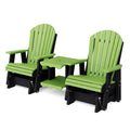 Heritage Double Rock-A-Tee Patio Glider Chairs by Wildridge