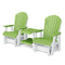 Heritage Double Rock-A-Tee Patio Glider Chairs by Wildridge