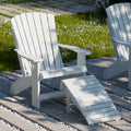 Heritage Adirondack Chair with Folding Footstool by Wildridge