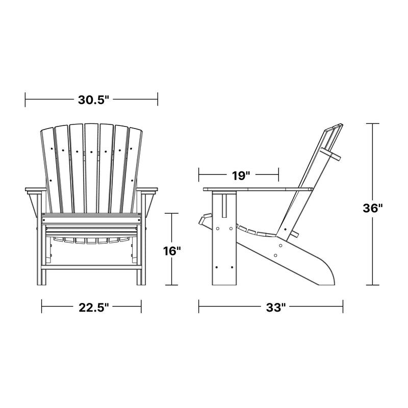 Heritage Adirondack Chair by Wildridge
