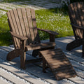 Heritage Adirondack Chair with Folding Footstool by Wildridge