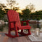 Heritage High Fan Back Rocker by Wildridge