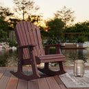 Heritage High Fan Back Rocker by Wildridge