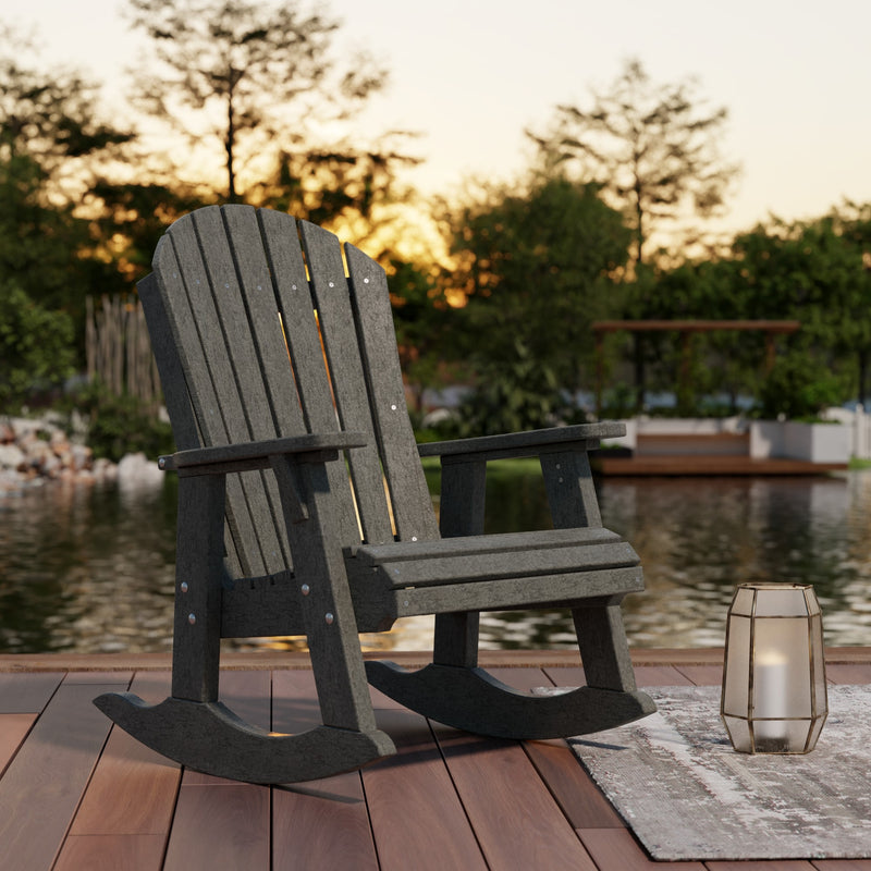 Heritage High Fan Back Rocker by Wildridge