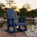 Heritage High Fan Back Rocker by Wildridge