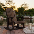 Heritage High Fan Back Rocker by Wildridge