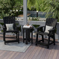 Heritage High Adirondack Chairs with Side Table by Wildridge