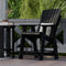 Heritage High Adirondack Chairs with Side Table by Wildridge