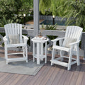 Heritage High Adirondack Chairs with Side Table by Wildridge