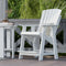 Heritage High Adirondack Chairs with Side Table by Wildridge