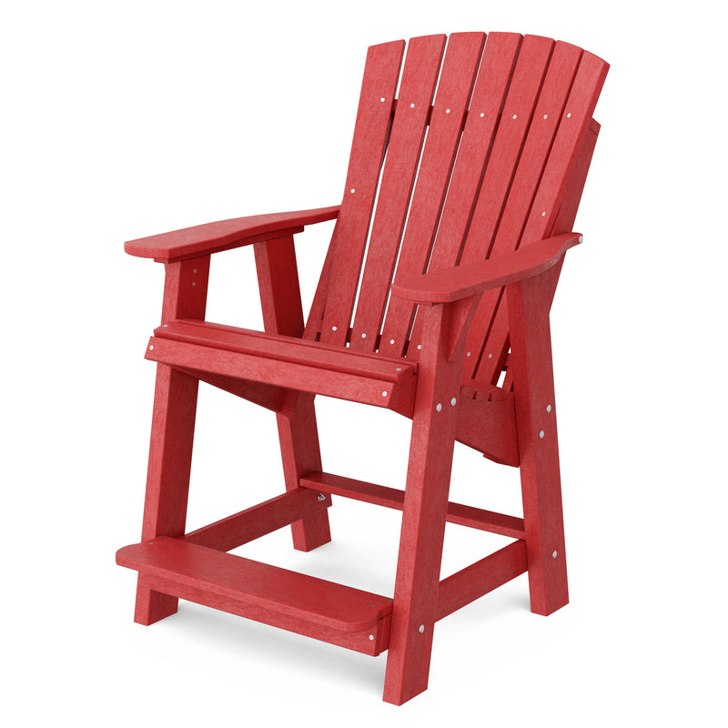 Heritage High Adirondack Chairs with Side Table by Wildridge