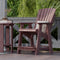 Heritage High Adirondack Chairs with Side Table by Wildridge