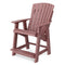 Heritage High Adirondack Chairs with Side Table by Wildridge