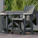 Heritage High Adirondack Chairs with Side Table by Wildridge