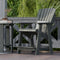 Heritage High Adirondack Chairs with Side Table by Wildridge