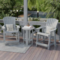 Heritage High Adirondack Chairs with Side Table by Wildridge