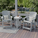 Heritage High Adirondack Chairs with Side Table by Wildridge