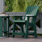 Heritage High Adirondack Chairs with Side Table by Wildridge