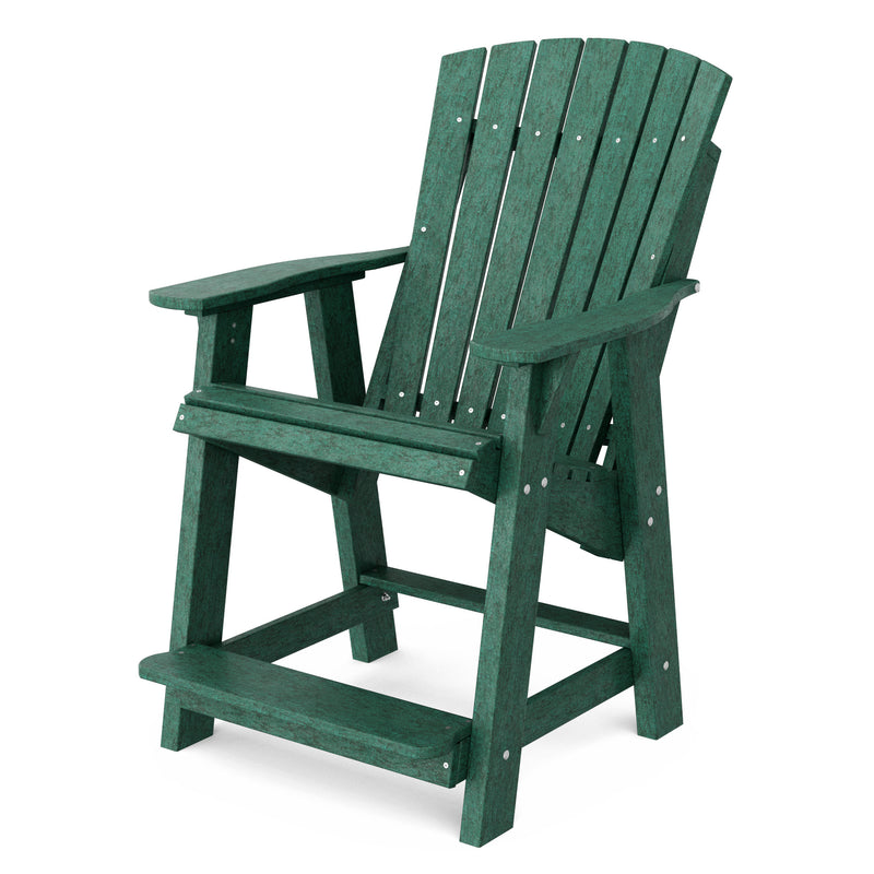 Heritage High Adirondack Chairs with Side Table by Wildridge