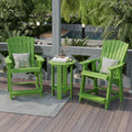 Heritage High Adirondack Chairs with Side Table by Wildridge