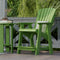 Heritage High Adirondack Chairs with Side Table by Wildridge