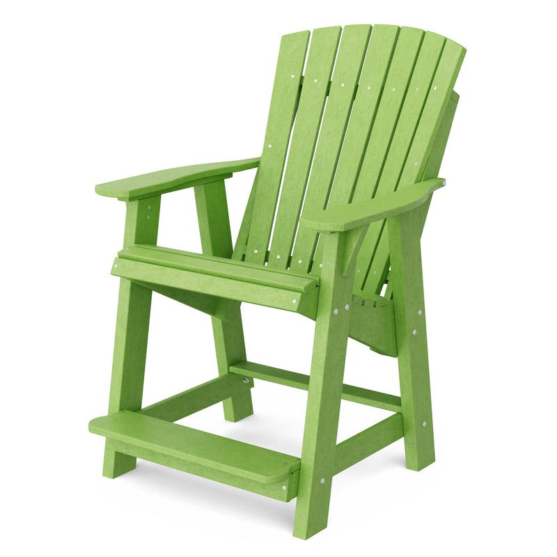 Heritage High Adirondack Chairs with Side Table by Wildridge