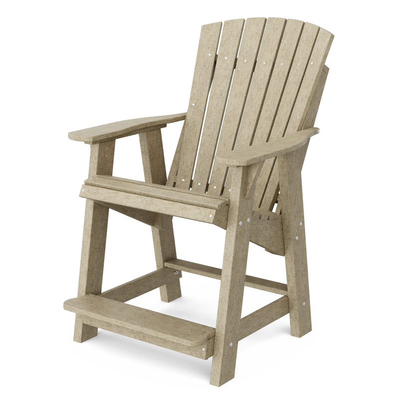 Heritage High Adirondack Chairs with Side Table by Wildridge