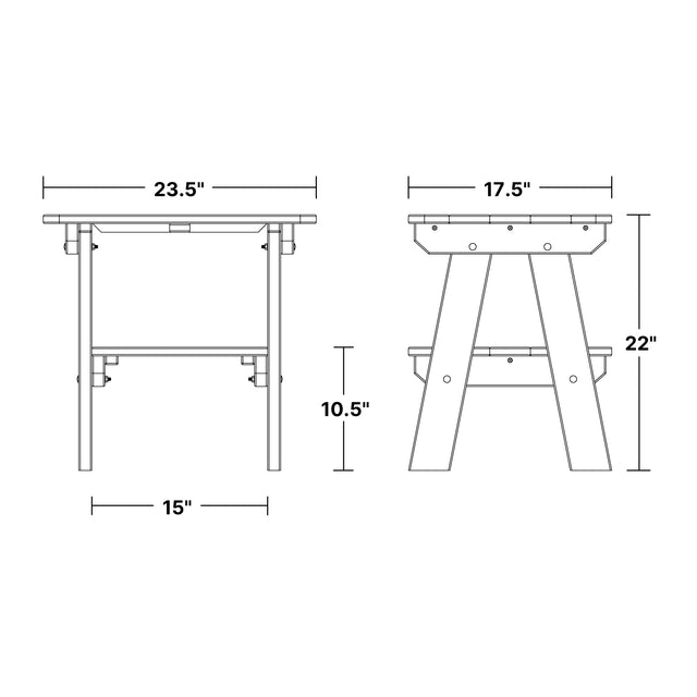 Heritage Two-Tier End Table by Wildridge