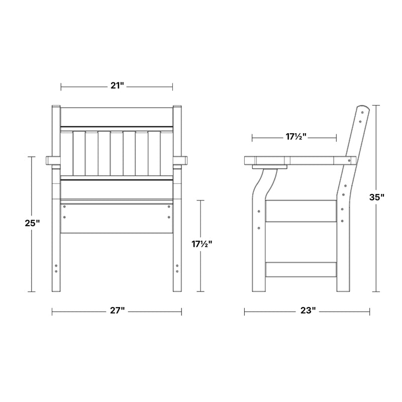 Heritage Garden Chair by Wildridge