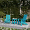 Freedom 3-Piece Modern Adirondack Set with Side Table by Wildridge