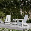 Freedom 3-Piece Modern Adirondack Chair with Side Table by Wildridge