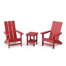 Freedom 3-Piece Modern Adirondack Set with Side Table by Wildridge