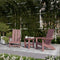 Freedom 3-Piece Modern Adirondack Set with Side Table by Wildridge