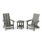 Freedom 3-Piece Modern Adirondack Set with Side Table by Wildridge