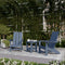 Freedom 3-Piece Modern Adirondack Set with Side Table by Wildridge